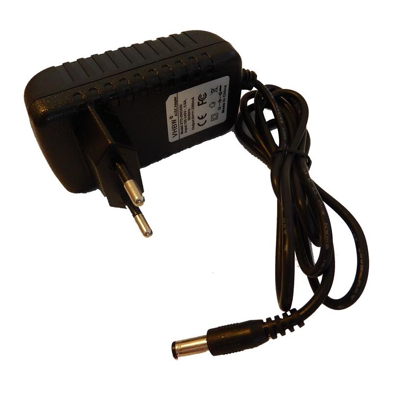 

220V fuente de alimentación 22W (9V/2.5A) para router, disco duro externo, etc. por SAW24-090-2500. - Vhbw