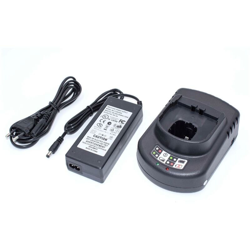 

Cargador compatible con Ryobi ABP1801, ABP1803, B-1203F2, B-1220F2, B-1222H, B-1230H, B-1415-S herramientas, baterías de Ni-Cd, NiMH, Li-Ion - Vhbw