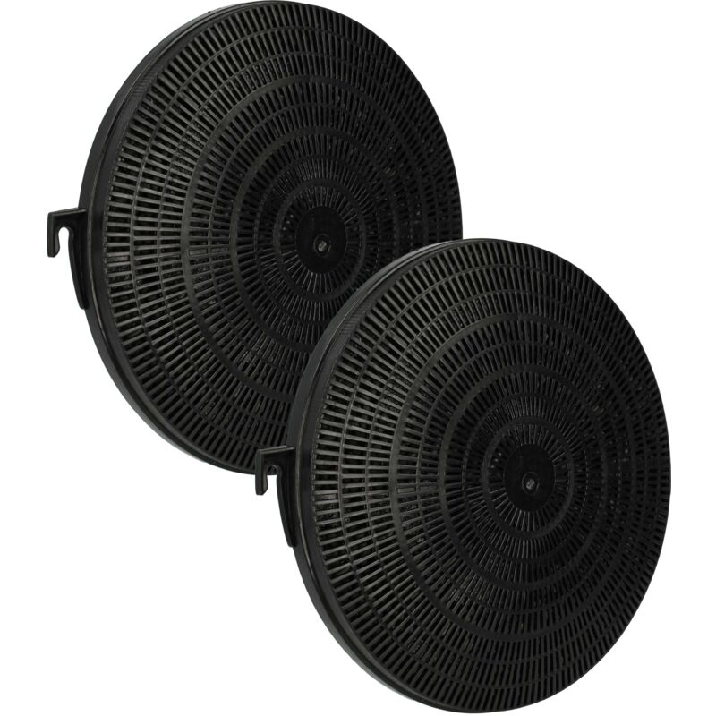 Vhbw - 2x Activated Carbon Filter compatible with A.Martin AFT642N, AFT642W, AFT642X, AFC7600X Extractor Hood - 21 cm