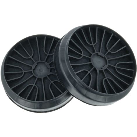 vhbw 2x Activated Carbon Filter compatible with Bosch DWW06W650, DWW09W450, DWW06W460/02, DWW06W460B/01, DWW06W460/01 Extractor Hood - 19 cm