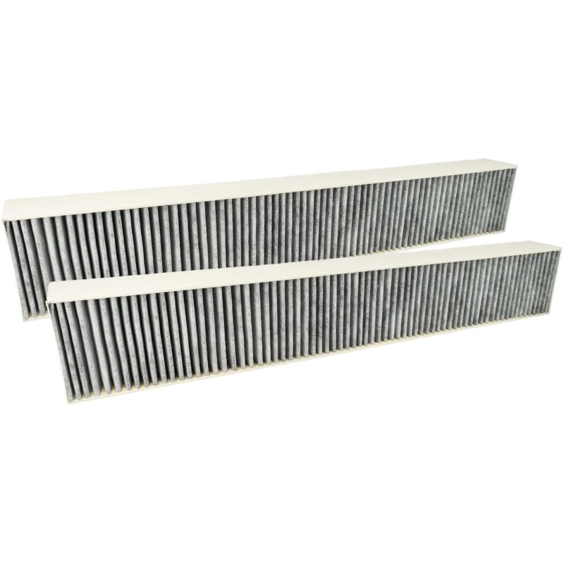 2x Activated Carbon Filter Compatible With Gaggenau Ca 282811(00), Ca282810, Ca282110, Ca 282810(00), Ca 282110(00), Ca282811 Extractor Hood - Vhbw
