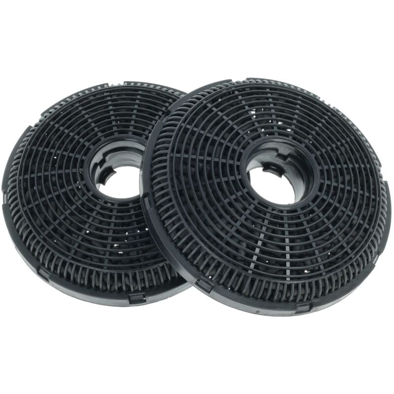 vhbw 2x Activated Carbon Filter Replacement for 12026343, 115713, CFAC23640 for Extractor Hood