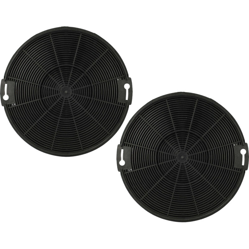 vhbw 2x Activated Carbon Filter Replacement for FABER 112.0254.245, 112.0067.944 for Extractor Hood - 15 cm