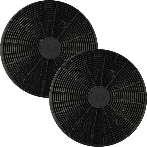 vhbw 2x Activated Carbon Filter Replacement for KKT Kolbe K606, K122 for Extractor Hood - 17.5 cm