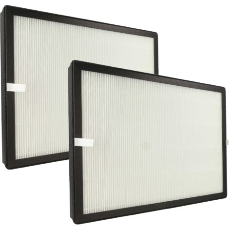 vhbw 2x Air Filter compatible with i@home Fangqi TKJ270F-A1 Air Purifier - Combi Filter Pre Filter + HEPA + Activated Carbon