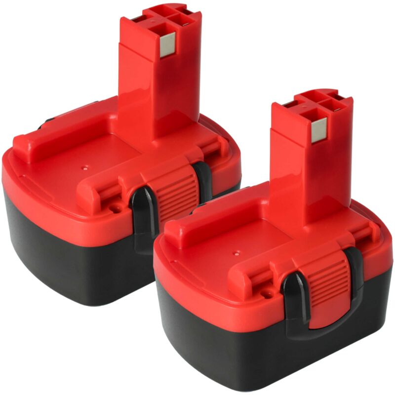 Vhbw - 2x Akku Ersatz für Bosch 2 610 909 013, BAT038, BAT025, BAT159, BAT140, BAT041, BAT040 für Werkzeug (1500 mAh, NiMH, 14,4 v)