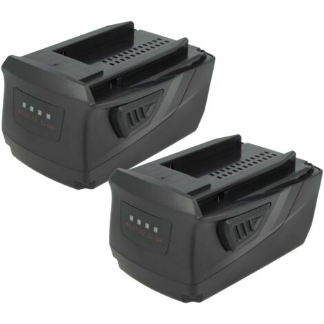 vhbw 2x Akku kompatibel mit Hilti AG 4S-A22 (125), BX 3-L 02, AG 125-A22, BX 3-BTG 02, BX 3-ME 02 Werkzeug (6000 mAh, Li-Ion, 21,6 V)