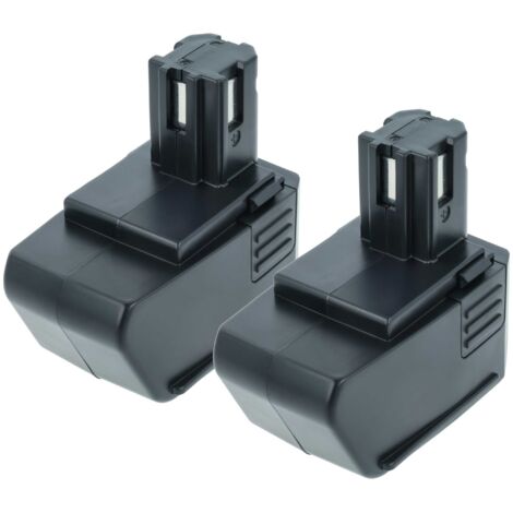 vhbw 2x Akku kompatibel mit Hilti SF100, SF100A, BD2000, SB10, SFB105 Werkzeug (2100 mAh, NiMH, 9,6 V) - Ersatz für 265605, 315078, 334584, SBP10, SPB105