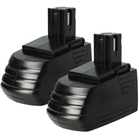 vhbw 2x Akku kompatibel mit Hilti SFL 12/15 Flashlight, SID 121-A, SF121-A Werkzeug (3000 mAh, NiMH, 12 V) - Ersatz für SFB121, SFB126, SFB126A