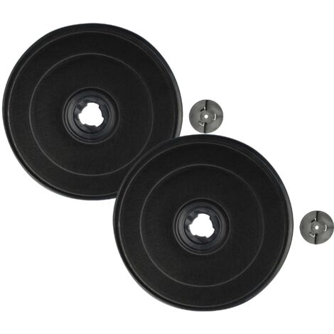 vhbw 2x Aktivkohlefilter Ersatz für Europart 10041395 für Dunstabzugshaube - 2,3 cm