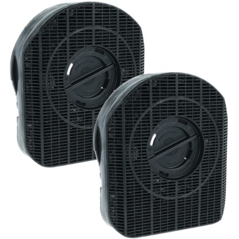 vhbw 2x Aktivkohlefilter Ersatz für Indesit Mod. 200, DKF42, CHF200/1 für Dunstabzugshaube