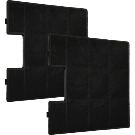 vhbw 2x Aktivkohlefilter kompatibel mit Amica KH 17189 E, KH 17172, KH 17215-2 E, KH 17210 S, KH 17208 E, KH 17199 E Dunstabzugshaube