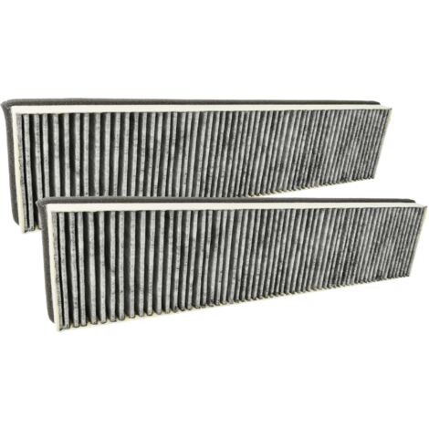 vhbw 2x Aktivkohlefilter kompatibel mit Miele DA 3466-60, DA 3456-55, DA 3461, DA 3462, DA 3460, DA 3460-60, DA 3466 Dunstabzugshaube