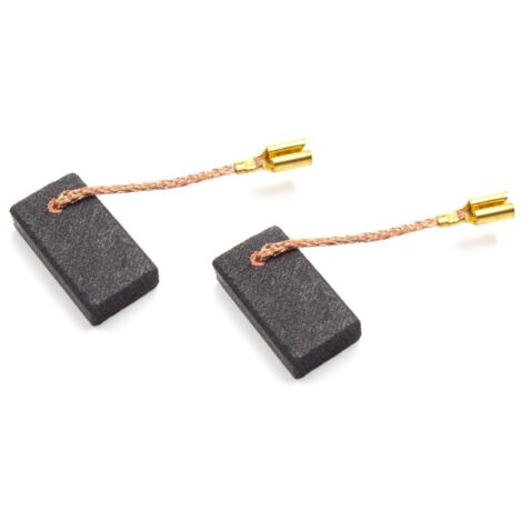 vhbw 2x balai de charbon, charbons pour moteur électrique 5mm x 10mm x 16mm pour divers moteurs électriques, moteurs d'outil, meuleuse d'angle
