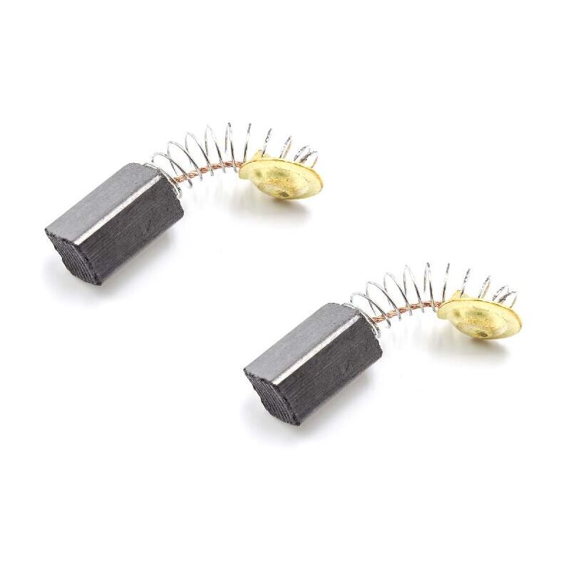 Vhbw - 2x balais charbon 6,5x7,5x13 mm compatible avec Hitachi G10SB1, G10SD1, G10SD, G10SF, G10SF3, G10SF2, G10SK, G10SG, G10SK2 outil électrique,