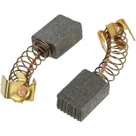 vhbw 2x balai de charbon pour moteur électrique 5 x 8 x 11mm compatible avec Makita 3706, 4322, 4323, 4324, 4327, 4329, 6000LR, 6000R outil électrique