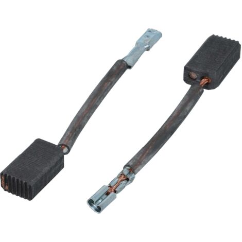 vhbw 2x balais charbon 5 x 8 x 14 mm compatible avec Fein type 72362800236, 72362800242 meuleuse d'angle, scie sauteuse, perceuse, ponceuse