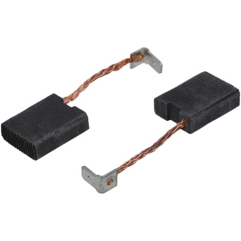 vhbw 2x balais charbon 6,3 x 16 x 19,5 / 16 x 6,3 x 20 mm compatible avec Flex KL 2108 appareil de polissage, meuleuse d'angle