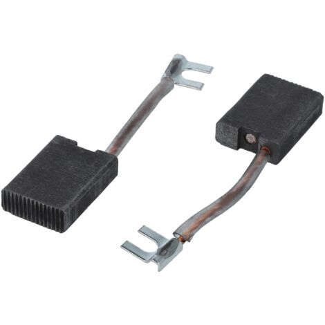 Balais Charbon 2 Pièces Pour Scie Bosch PTS 10 MK I - Dimensions 6.5x13.5x17 Mm - Pièce De Rechange Moteur