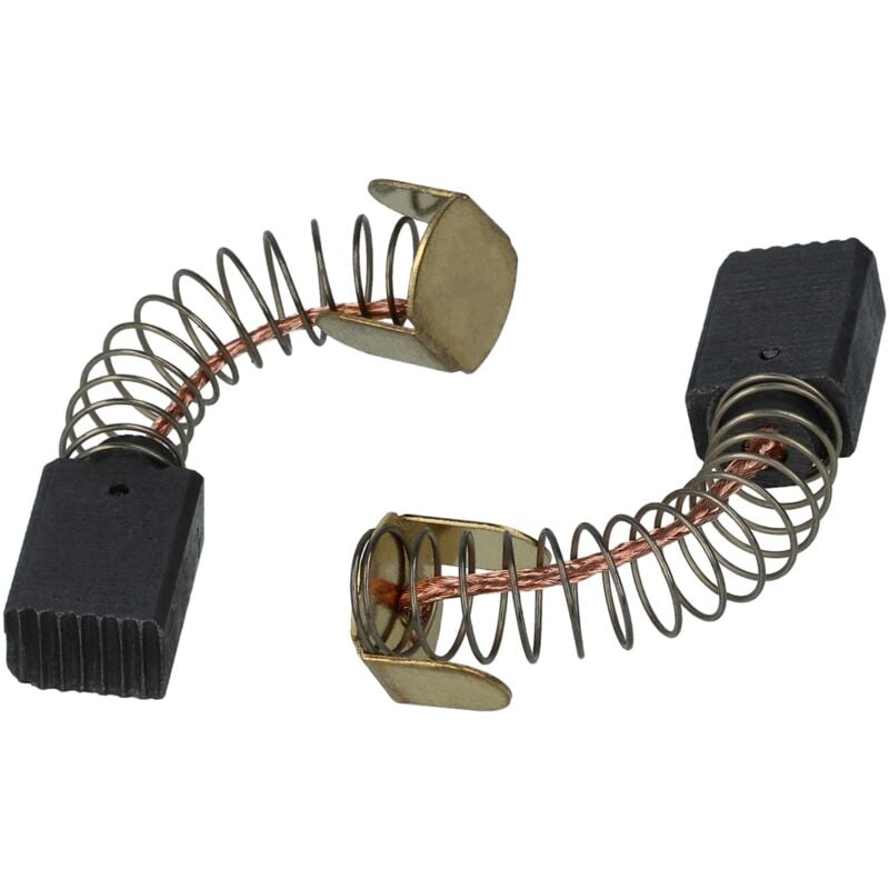 2x balais charbon avec support 5 x 8 x 12 mm compatible avec Festool iwp 20 perceuse + ressort - Vhbw