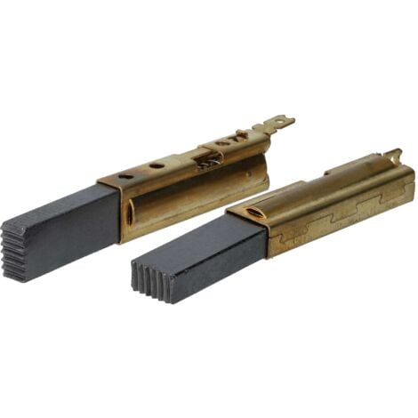 vhbw 2x balais charbon compatible avec Parkside PNTS 30/4 aspirateur industriel, cireuse à aspiration
