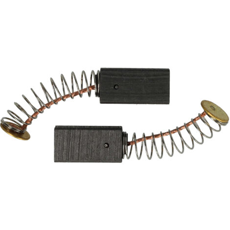 vhbw 2x balais charbon remplace Bosch 2604321905 pour outil électrique + ressort