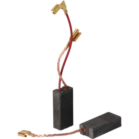 Balais De Charbon Pour Marteau Piqueur Hilti TE 54, TE 55, TE 505 - Lot De 2 - Dimensions 6x10x18,5 Mm - Avec Fil De Signal
