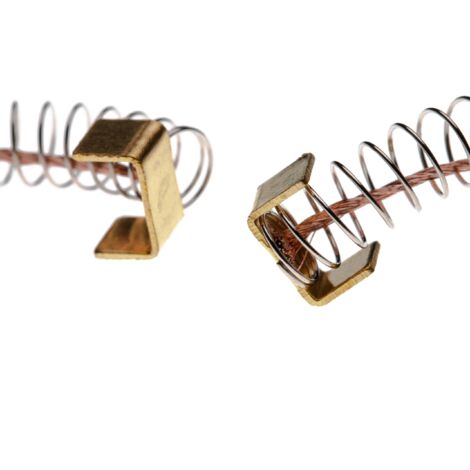 vhbw 2x balais de charbon 5 x 8 x 12,5 mm compatible avec Makita 6904, 6500B, 6801, 4301BV, 6701, 8419B, 6013BR, 63004 outil électrique + ressort