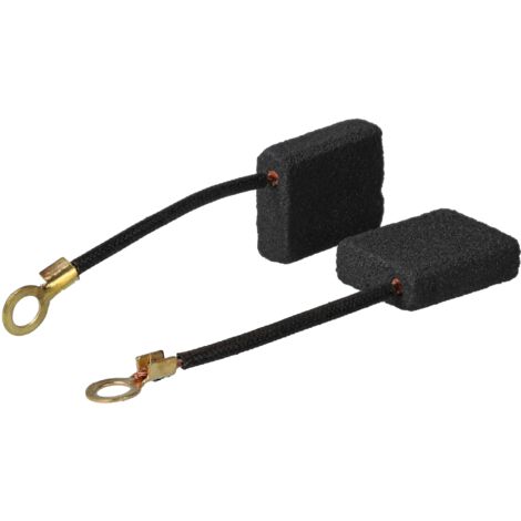 vhbw 2x balais de charbon 6,3 x 15,9 x 20,2 mm remplace Lansing 102725-001 pour perceuse, noir