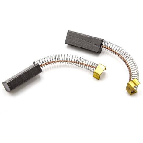vhbw 2x balais de charbon 6x9x23 mm compatible avec Kirby G2, G3, G4, G1 aspirateur + ressort,