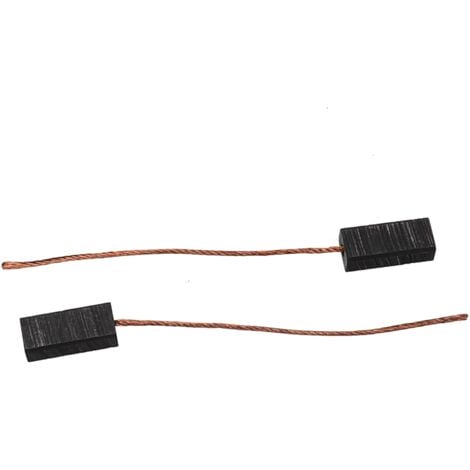 vhbw 2x Balais de charbon pour moteur 4,6 x 6,35 x 15,4mm compatible avec alternateur 300 722, ABR52183, PX60, PX602 alternateur