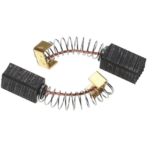 vhbw 2x Balais de charbon pour moteur 6 x 8 x 14mm compatible avec Kress FS 6901 E outil électrique, marteau piqueur, scie circulaire, défonceuse