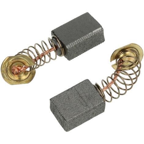 vhbw 2x Balais de charbon pour moteur 6 x 9 x 12mm compatible avec Makita 6952, 6953, 6960D, 9011, 9031, 9032, 9035D, 9303BH outil électrique