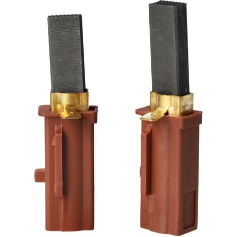 vhbw 2x Balais de charbon pour moteur 6,3 x 11 x 33mm remplacement pour électromoteur 333261, 2311480, 33326-1 pour aspirateur