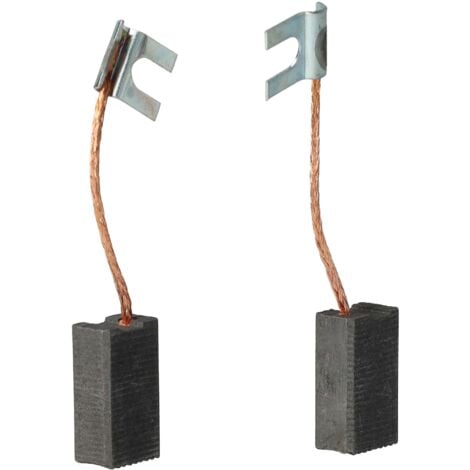 vhbw 2x Balais de charbon pour moteur 6,35 x 10 x 17mm compatible avec Eibenstock Automix 11502, Mxt 110 B outil électrique