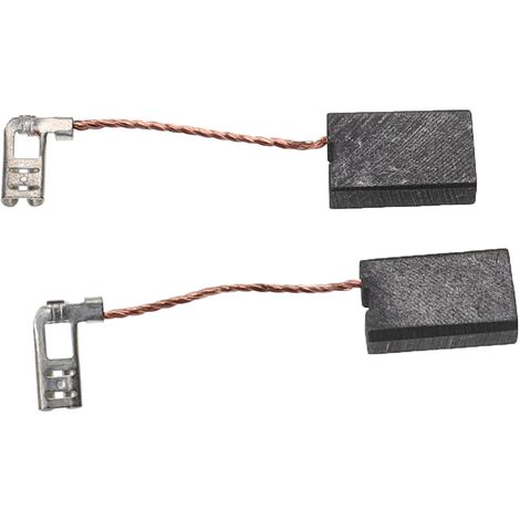 vhbw 2x Balais de charbon pour moteur compatible avec Mafell KSP 65 F, KSP 85 F outil électrique, scie circulaire, Unterflur-Zugsäge