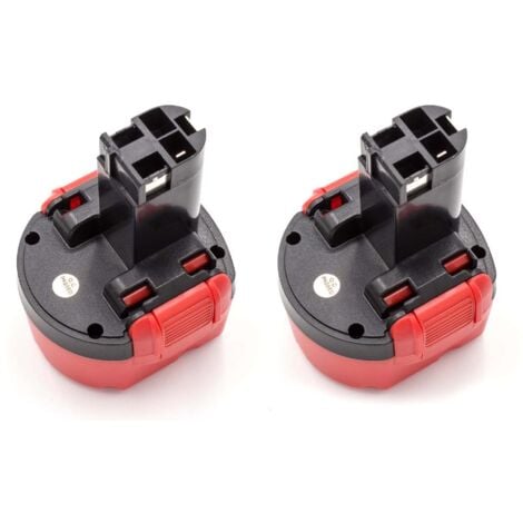 vhbw 2x batería compatible con Bosch GSR 9.6V, PSR 960 herramienta (1500 mAh, NiMH, 9,6 V)