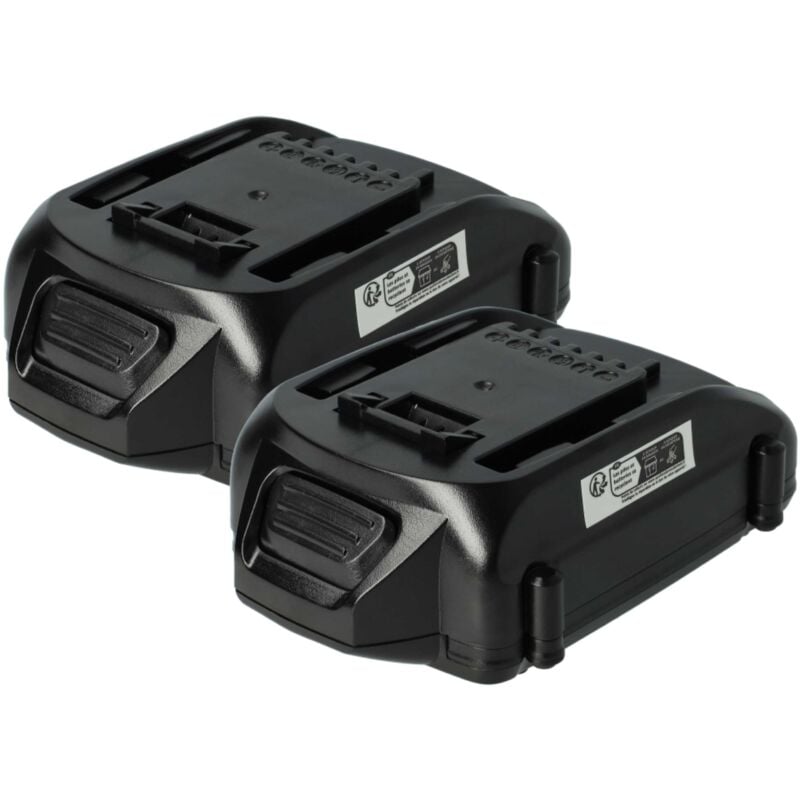 

2x Batería compatible con Worx WG166.1, WG169E, WG169E.9, WG170, WG170.1, WG175, WG175.1, WG180 herramientas eléctricas (2000mAh 18V Li-Ion) - Vhbw