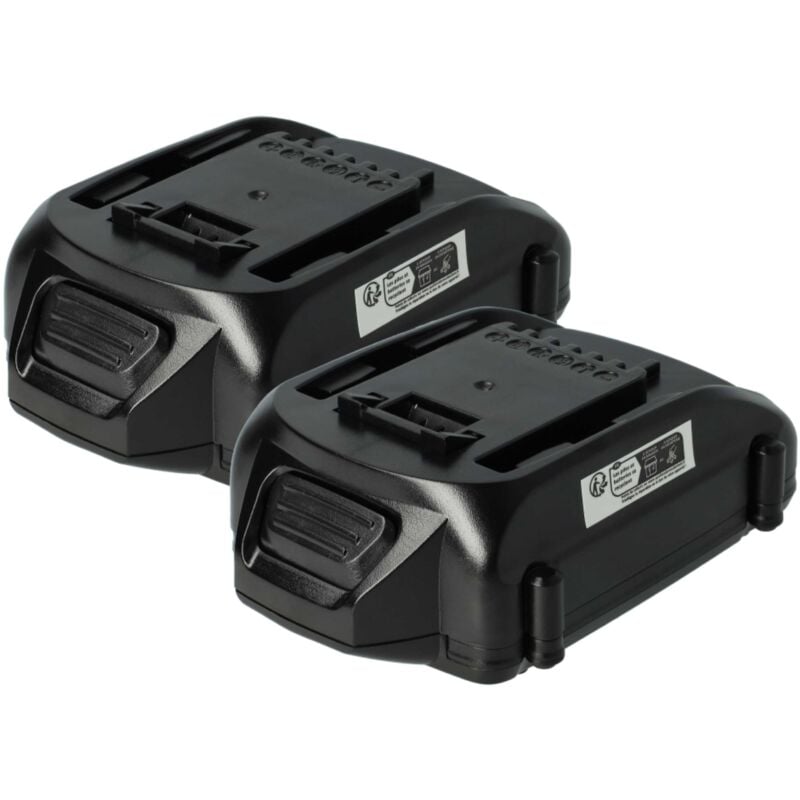 

2x Batería compatible con Worx WG323, WG329E, WG329E.9, WG540, WG540E, WG540E.1, WG540E.5, WG545.1 herramientas eléctricas (2000mAh 18V Li-Ion) - Vhbw