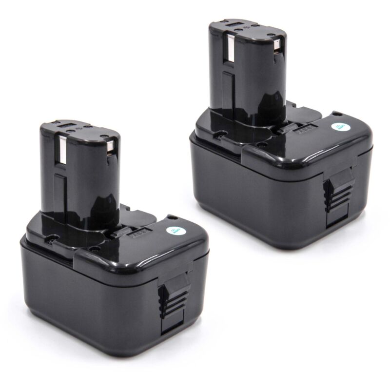 

2x Batería recargable compatible con Hitachi WR 12DAF, WR12DAF2, WR 12DAF2, WR12DM, WR 12DM herramientas eléctricas (2100 mAh, NiMH, 12 V) - Vhbw