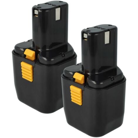 vhbw 2x batería reemplaza Hitachi EB12B, EB12G, EB1224, FEB12S12, EB12, EB12S, FEB12, EB12M para herramienta (2100 mAh, NiMH, 12 V)