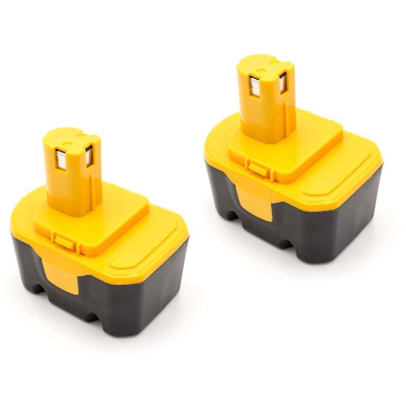 

2x Baterías NiMH 1500mAh (14.4V) para herramientas compatible con Powertools Tools Ryobi CBI1442D, CDL1441P, CDL1442D, ... - Vhbw