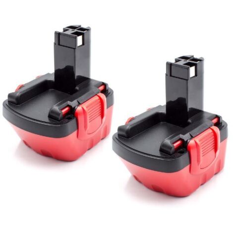 vhbw 2x batteria compatibile con Bosch PSR 12VE utensile elettrico (1500 mAh, NiMH, 12 V)
