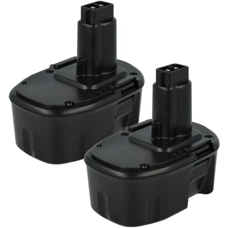 vhbw 2x batteria compatibile con Dewalt DC612KA, DC614KA, DC551KA, DC613KA, DC615KA, DC728KA, DC731KA attrezzo da lavoro (3000 mAh, NiMH, 14,4 V)