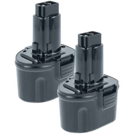 vhbw 2x batteria compatibile con DeWalt DW968, DW968K attrezzi da lavoro (2000 mAh, NiMH, 7,2 V)
