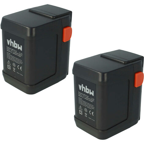 vhbw 2x batteria compatibile con Gardena AccuCut 450 Li (8841-20), AccuCut 400 Li (8840-20) cesoie tagliasiepi 3000mAh 18V Li-Ion