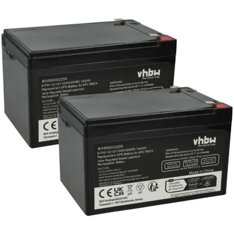 Vhbw 1x Akku Kompatibel Mit APC BE650G, BE650BB-CN, Back-UPS ES, BE650R