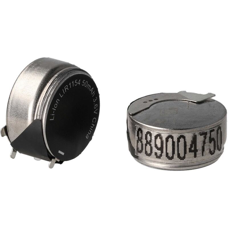 2x Batterie compatible avec Apple AirPods Pro (2020) casque audio, écouteurs sans fil (50mAh, 3,6V, Li-ion) - Vhbw