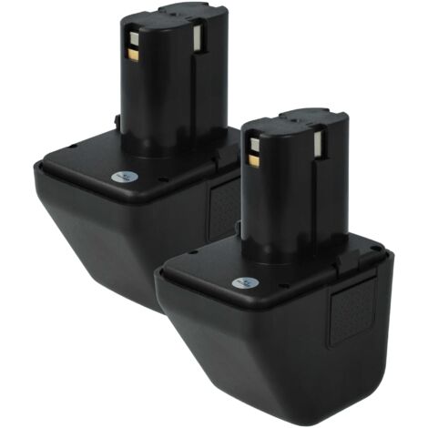 vhbw 2x Batterie compatible avec Gesipa CPT 12 Electronic, ANG12, G12 outil électrique, outil de pose pour rivets aveugles (2000 mAh, NiMH, 12 V)