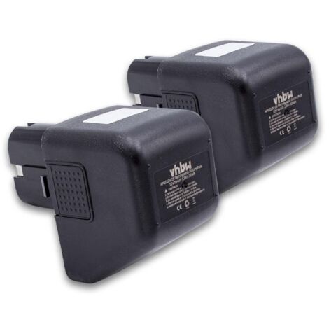vhbw 2x Batterie compatible avec Gesipa Punchbird outil électrique, outil de pose pour rivets aveugles (1500 mAh, NiMH, 12 V)